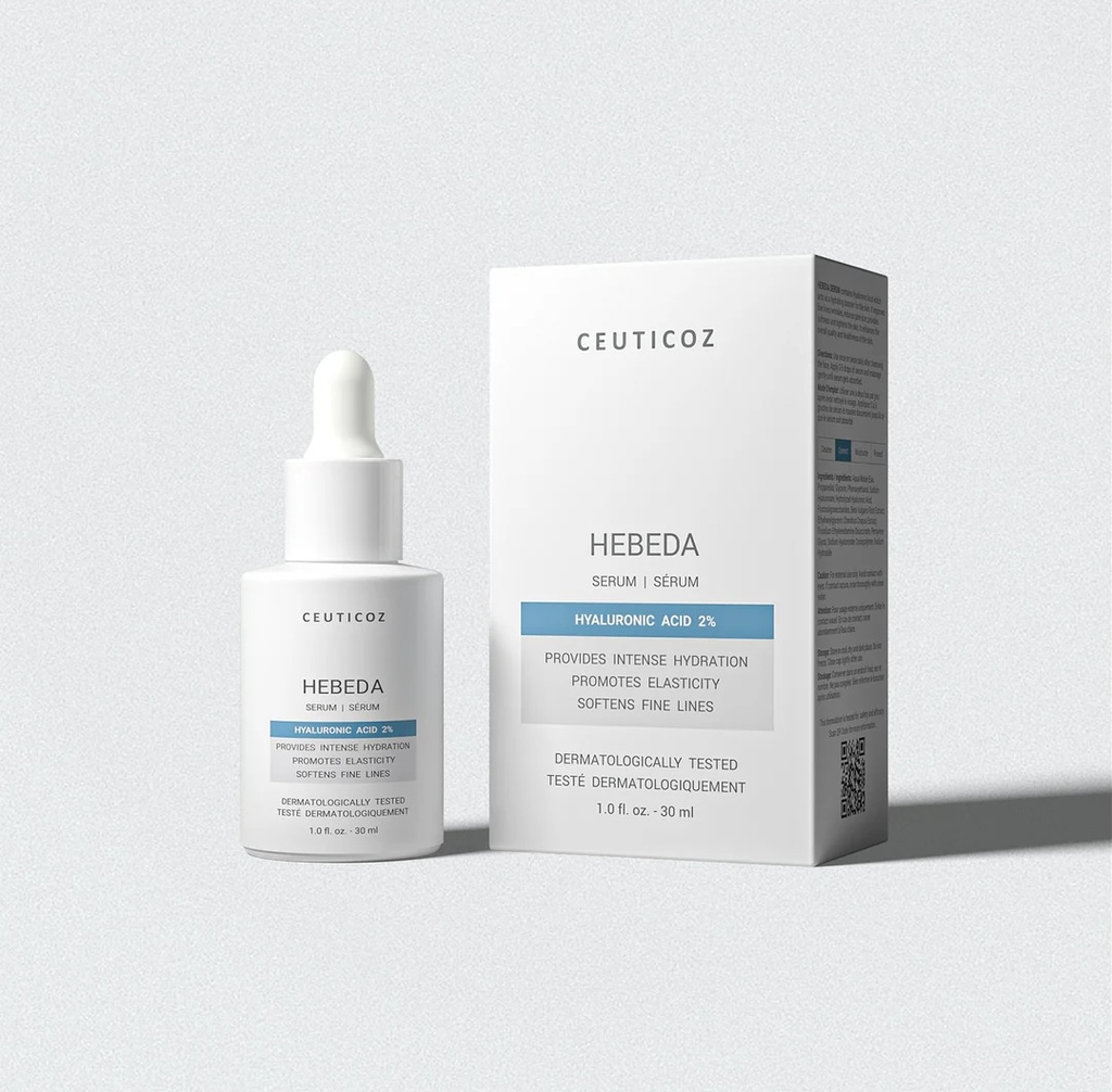[COZ/004] Ceuticoz/ HEBEDA - Hyaluronic Acid 2% Serum 30ml: سيتيكوز سيروم هايلرونك اسيد بتركيز ٢٪؜