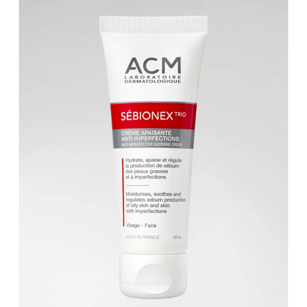 ACM/ Sebionex - TRIO Anti-Imperfection Soothing Cream 40ml:اي سي ام سيبيونيكس تريو – كريم مهدئ ومصحح للبشرة المعرضة لحب الشباب