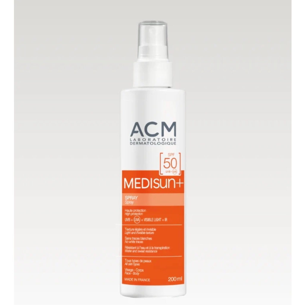 [ACM/098] ACM/ Medisun+ Spray SPF50+ 200ml: اي سي ام ميديسان بخاخ واقي شمس