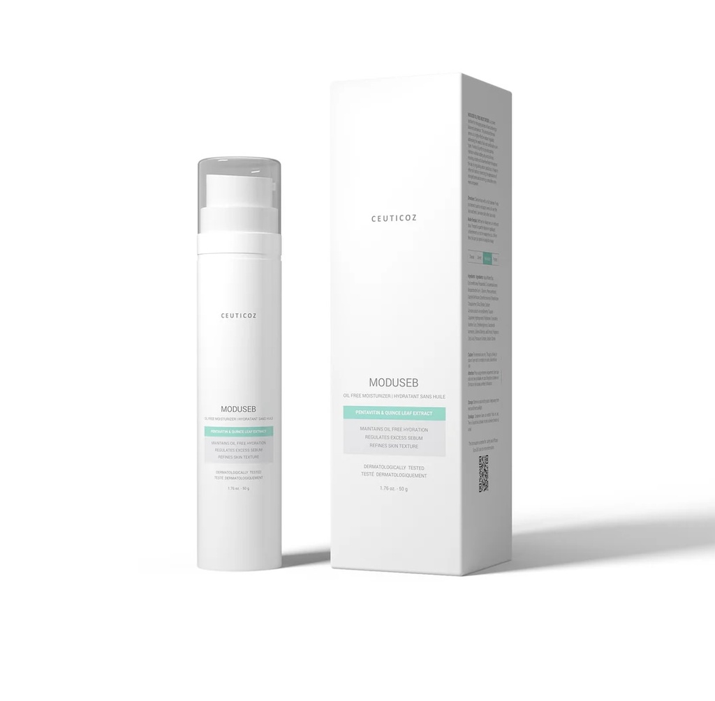 Ceuticoz/ MODUSEB - Oil Free Moisture 50g: سيتيكوز جل مرطب للبشرة الدهنية والمختلطة خالي من الزيوت
