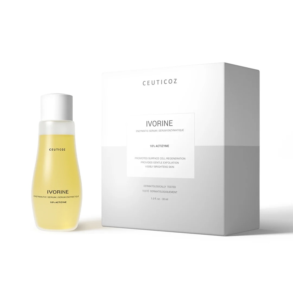 [COZ/020] Ceuticoz/ IVORINE - Enzymatic Serum 30ml: سيتيكوز سيروم ايفورين انزيمي لتجديد البشرة