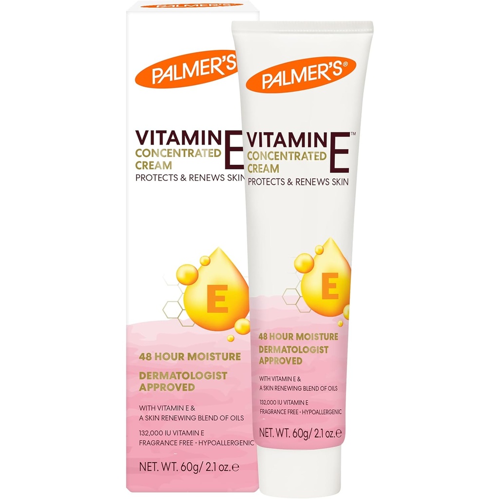 [PALM/024] PALMERS/ Natural Vitamin E Concentrated Cream 65ml: كريم فيتامين ي المركز للعناية بالبشرة