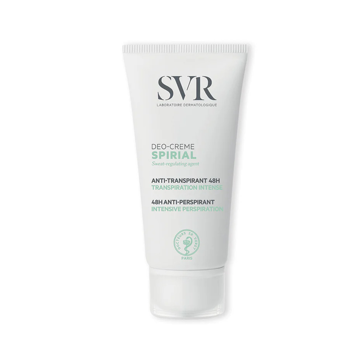 SVR/ SPIRIAL Deo Creme Anti Perspirant Deodrant Cream 50 ml : اس في ار كريم مضاد التعرق