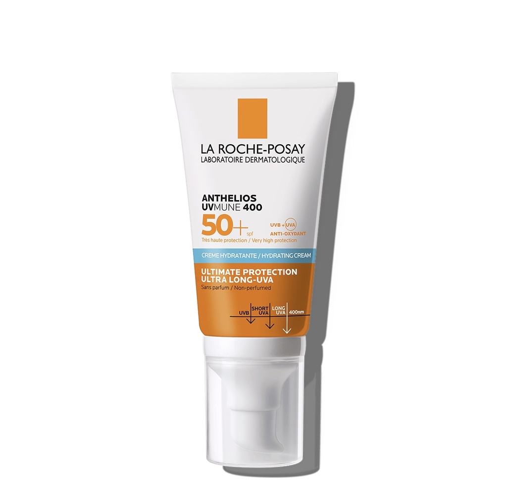 [LAR/007] LaRoche-Posay/ Anthelios UVMUNE 400 Hydrating Cream SPF50+ 50ml : لاروش واقي شمس للبشرة الجافة
