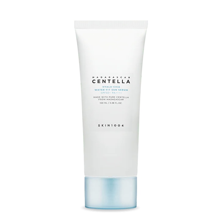 [CEN/015] SKIN1004/ Centella Hyalu-Cica Water-Fit Sun Serum SPF50 100ml: واقي سنتيلا سيكا حجم كبير