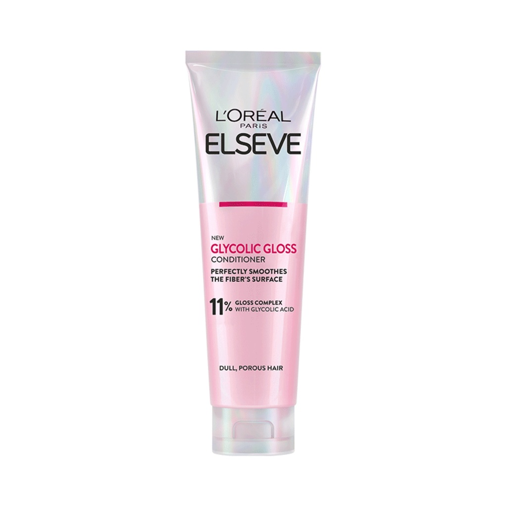 LOreal Paris/ ELSEVE Glycolic Gloss Conditioner : لوريال مكيف الشعر بالكلايكوليك