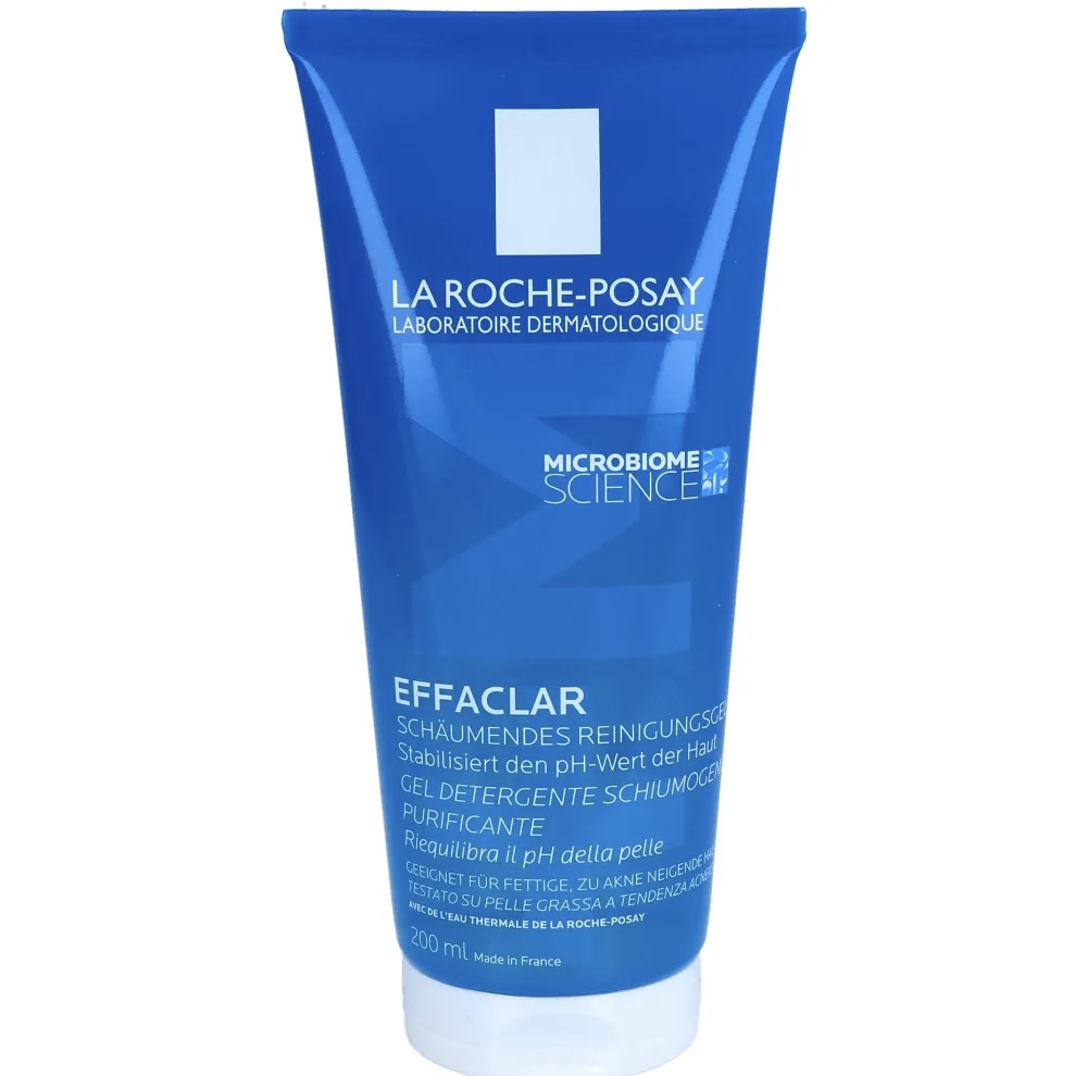 [LAR/003] LaRoche-Posay/ Effaclar Cleansing Gel Mousse for Oily and Problem Skin 200ml: لاروش غسول جل للبشرة الدهنية والمعرضة للمشاكل