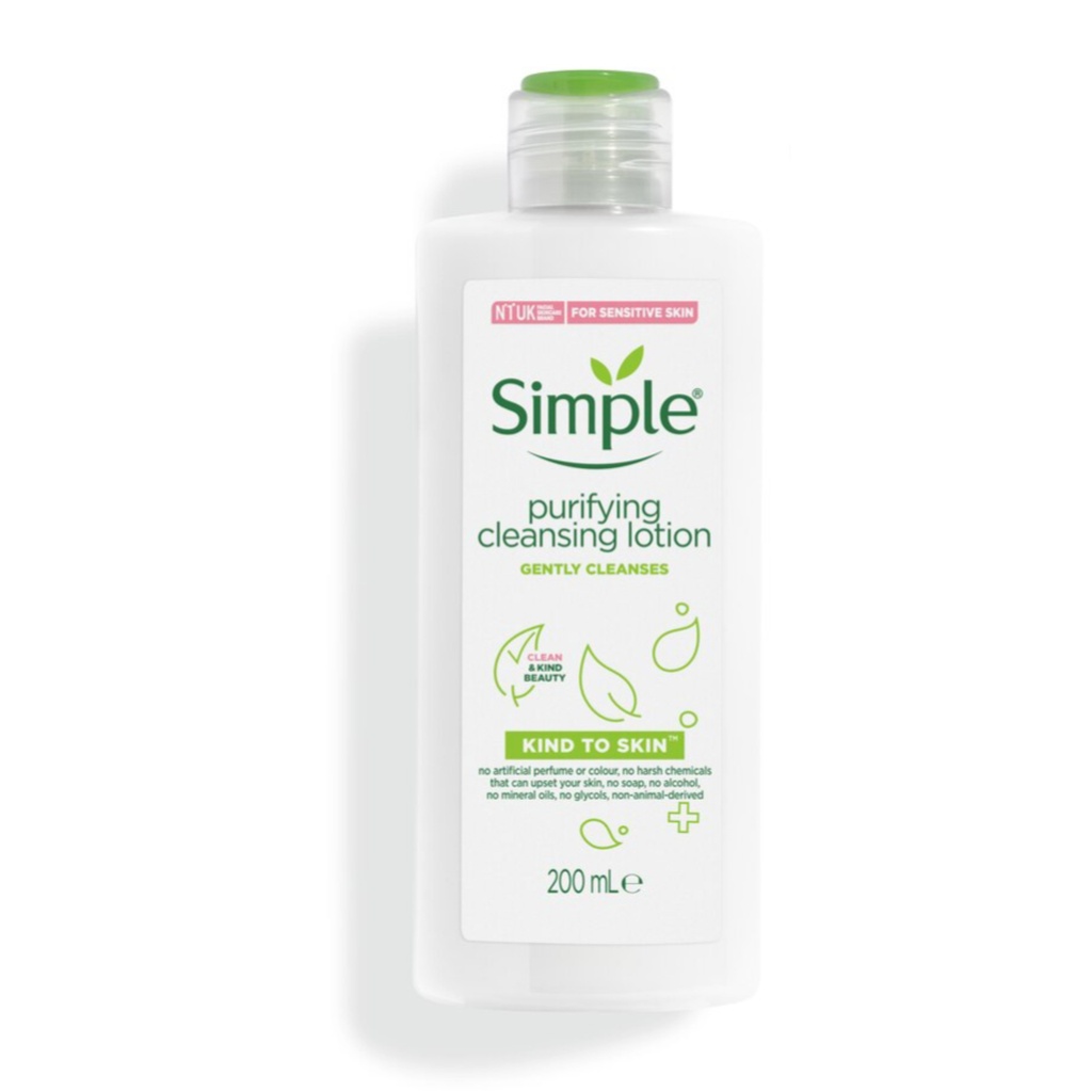 Simple/ Kind to Skin Purifying Cleansing Lotion 200ml : غسول وجه سمبل