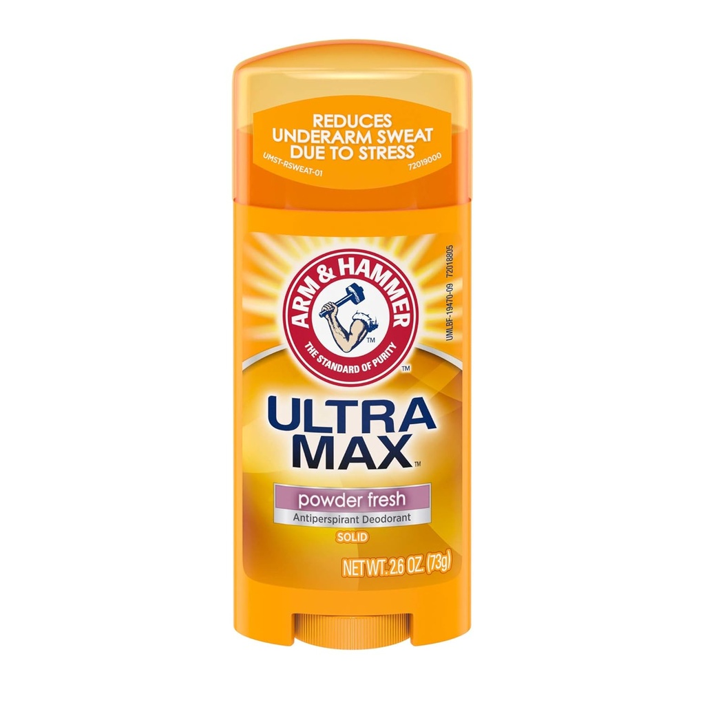 [AH/003] ARM & HAMMER/ Ultra Max Antiperspirant Deodorant 73g: ارم اند همر معطر ستك نسائي