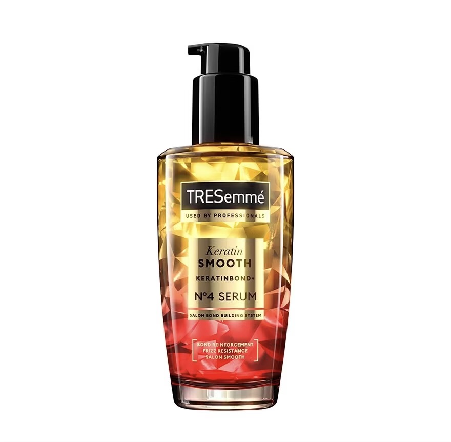 Tresemme/ Serum Keratin Smooth Keratinbond+ No4 100ml: ترسمي سيروم سموث كيراتين لشعر صحي ولماع