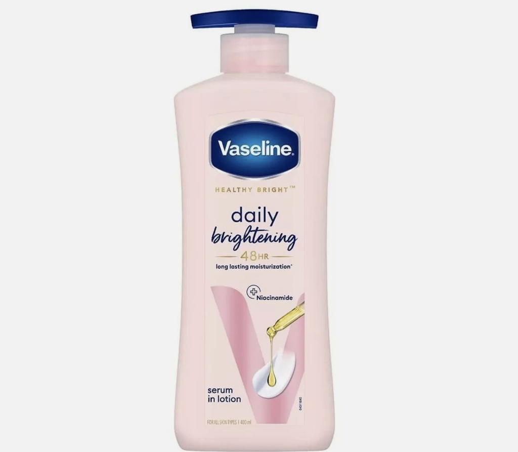 Vaseline/ Healthy Bright Daily Brightening Body Lotion 600ml : فازلين لوشن الجسم هيلثي برايت للتفتيح