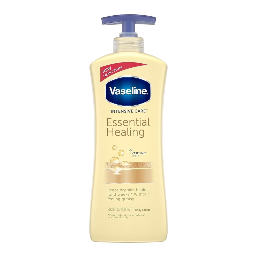 Vaseline/ Intensive Care Essential Healing Body Lotion 600ml : فازلين لوشن الجسم للعناية المركزة
