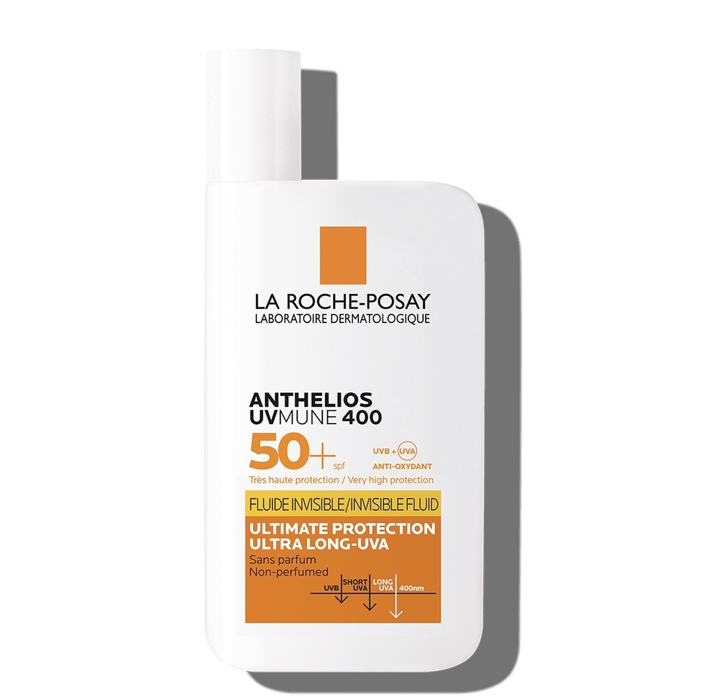 LaRoche/ Anthelios UVMUNE 400 Invisible Fluid SPF50+ 50ml : لاروش واقي شمس مائي غير مرئي