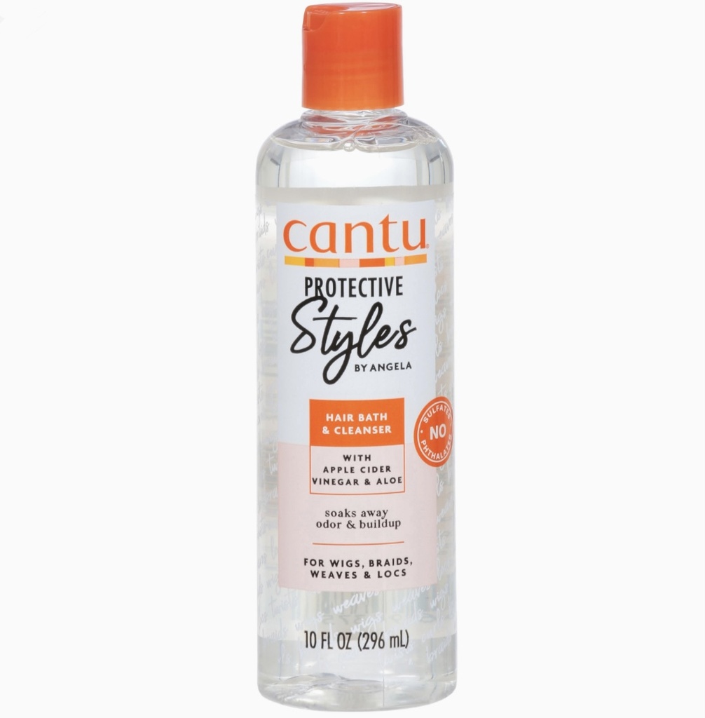 Cantu/ Protective Styles Hair Bath & Cleanser 296ml : كانتو هير باث ومنظف الشعر