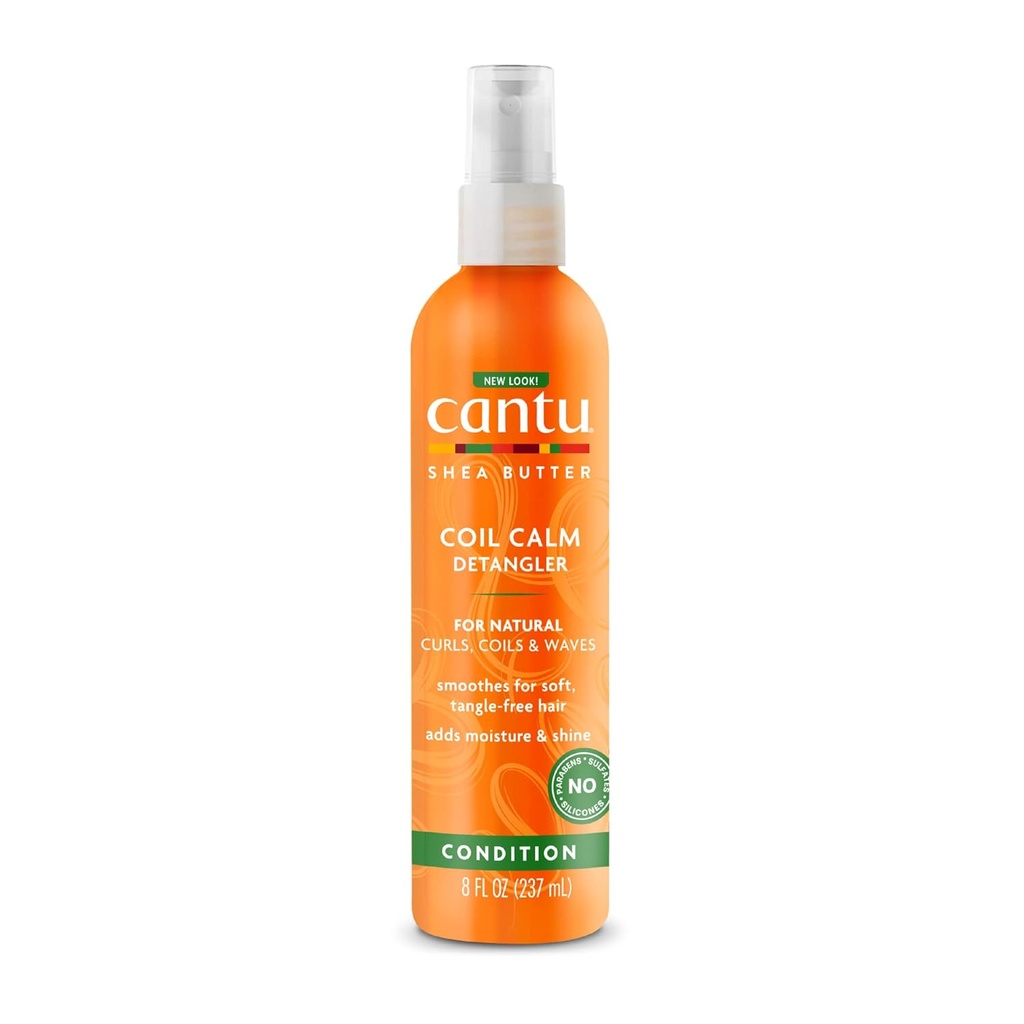 [Cantu/013] Cantu/ Coil Calm Detangler with Shea Butter for Natural Hair : كانتو بخاخ الشعر لفك التشابك وترطيب الشعر