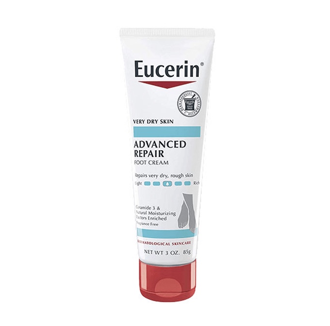Eucerin/ Advanced Repair Light Feel Foot Creme 85g : يوسيرين كريم قدم معالج شديد