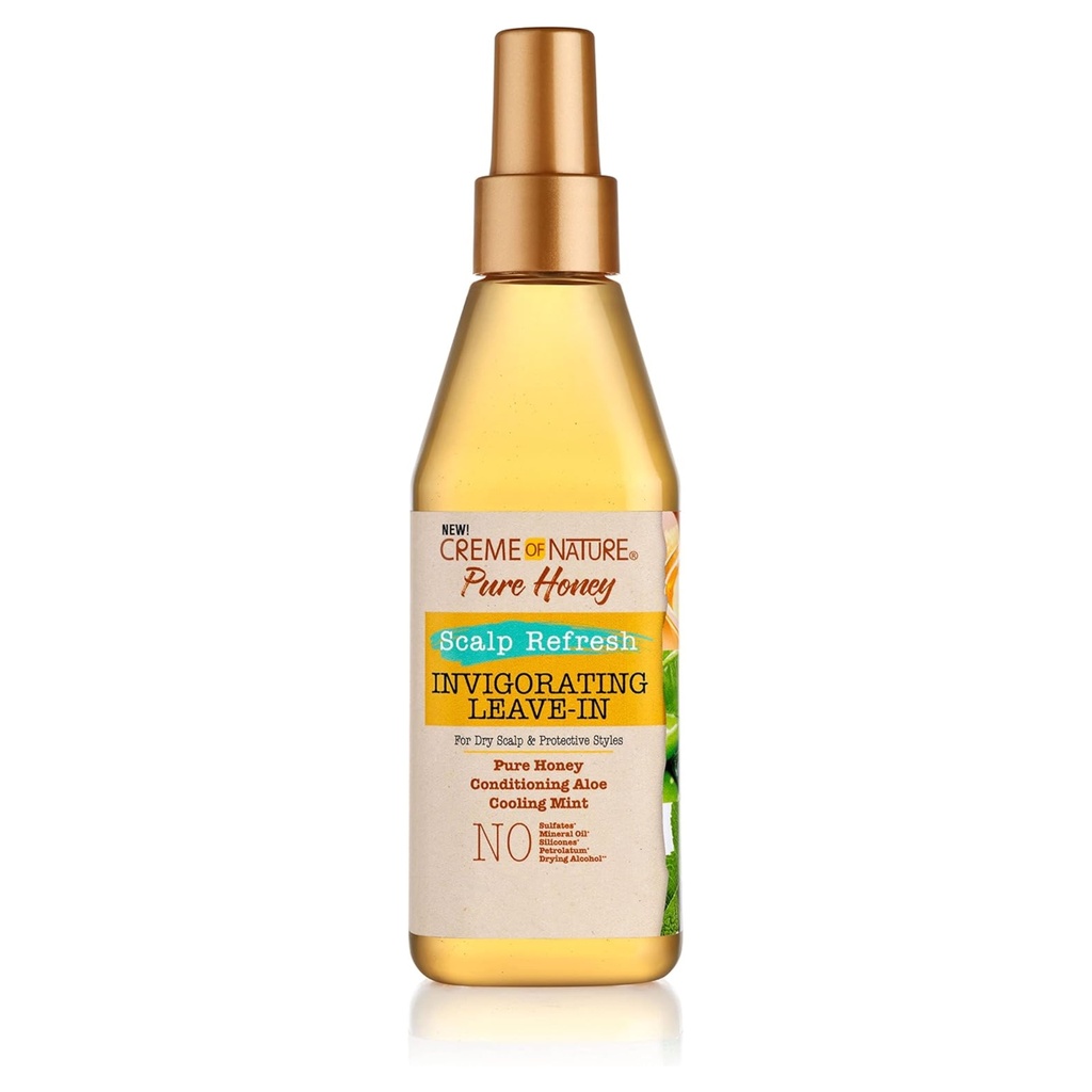 Creme of Nature/ Scalp Refresh Invigorating Leave-In 236ml : كريم نجرال مكيف ليف إن لتنشيط فروة الرأس
