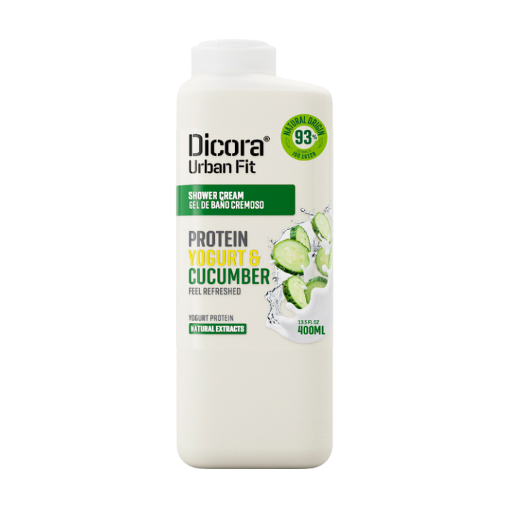 [ODOO-2233] Dicora Urban Fit/ Nourishing Shower Gel 400ml : ديكورا اوربان فيت جل الاستحمام المغذي للجسم (Yogurt & Cucumber)