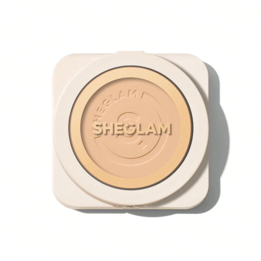 SHEGLAM/ Skin-Focus High Coverage Powder Foundation / باودر فاونديشن من شيكلام (Porcelain)