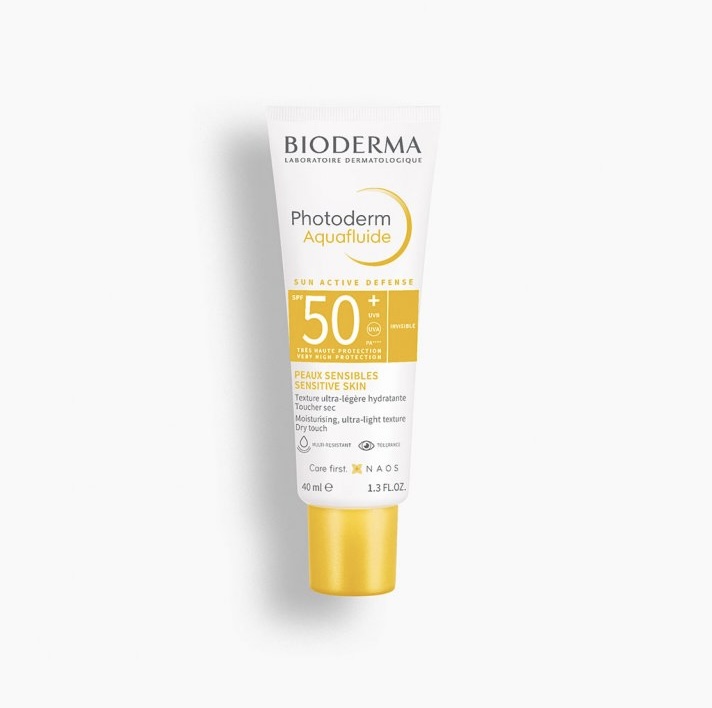 [Bio/002] Bioderma/ PHOTODERM Aquafluide SPF50+ for Sensitive skin 40ml : بايوديرما واقي شمس للبشرة الحساسة