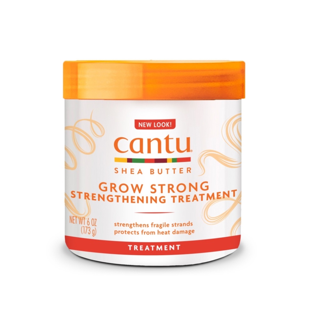 [Cantu/021] Cantu/ Shea Butter Grow Strong Strengthening Treatment 173g : كانتو علاج تقوية الشعر بزبدة بذور الشيا