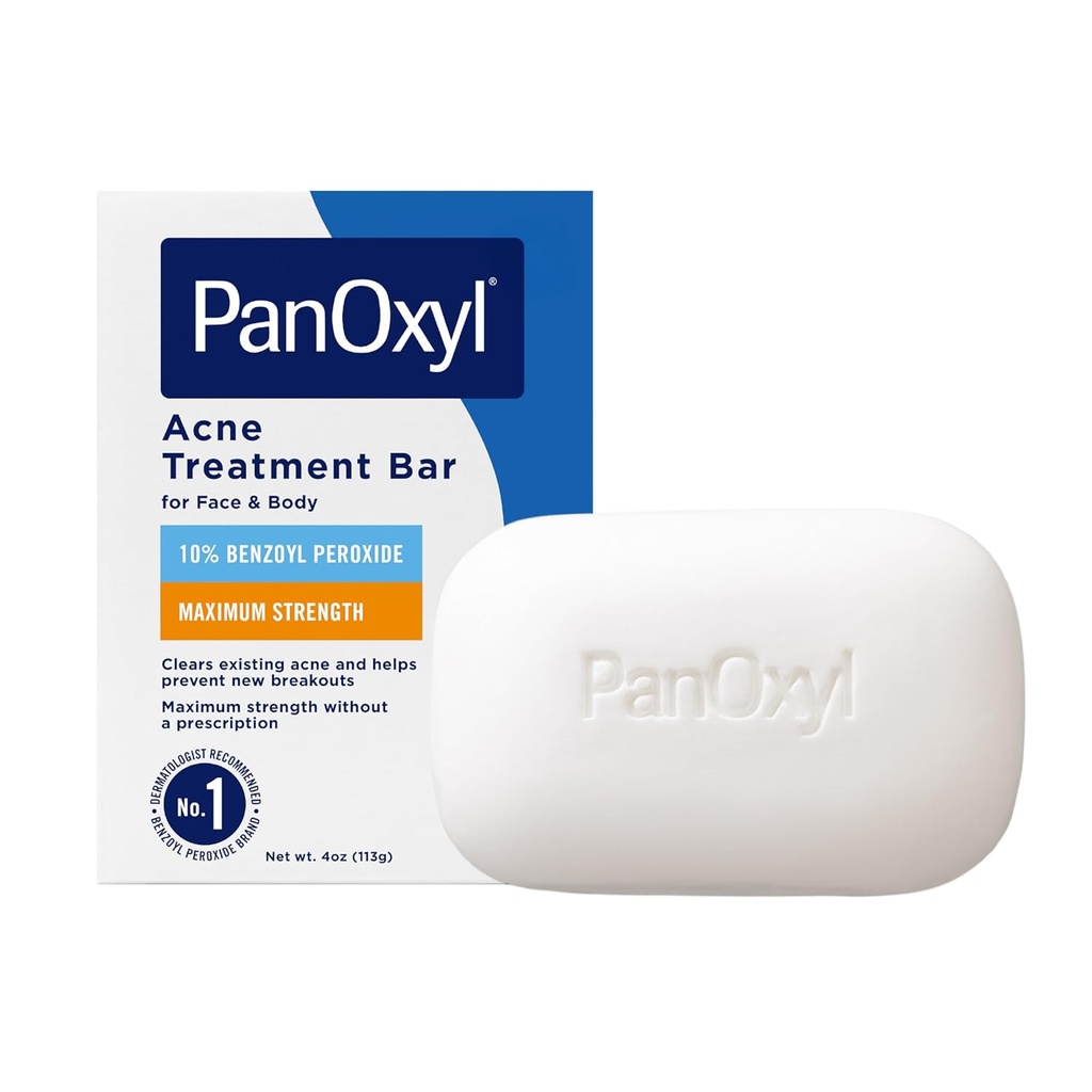 PanOxyl/ Acne Treatment Bar with 10% Benzoyl Peroxide 113g : بانوكسيل صابون علاج حب الشباب مع 10% بنزويل بيروكسيد 1