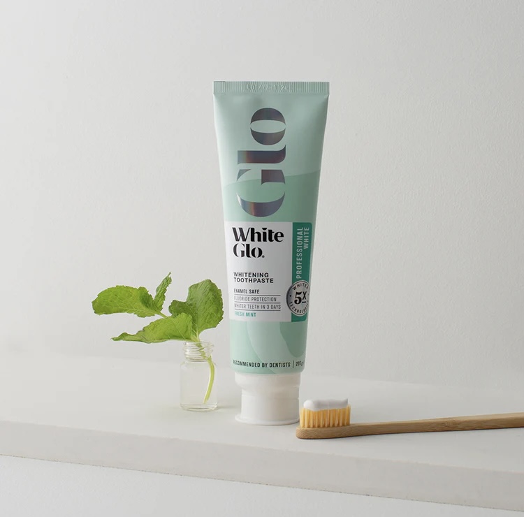 [Variable/042] White Glo/ Whitening Toothpaste 205g : وايت كلو معجون الاسنان المبيض الاحترافي
