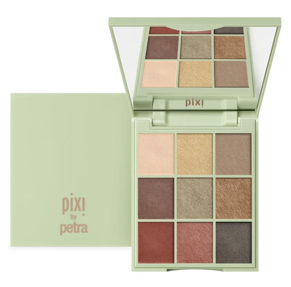 Pixi/ Beauty Eye Effects - Eyeshadow 9 Shade Compact Palette 11.5g : بيكسي باليت ايشادو ٩ الوان (Hazelnut Haze)