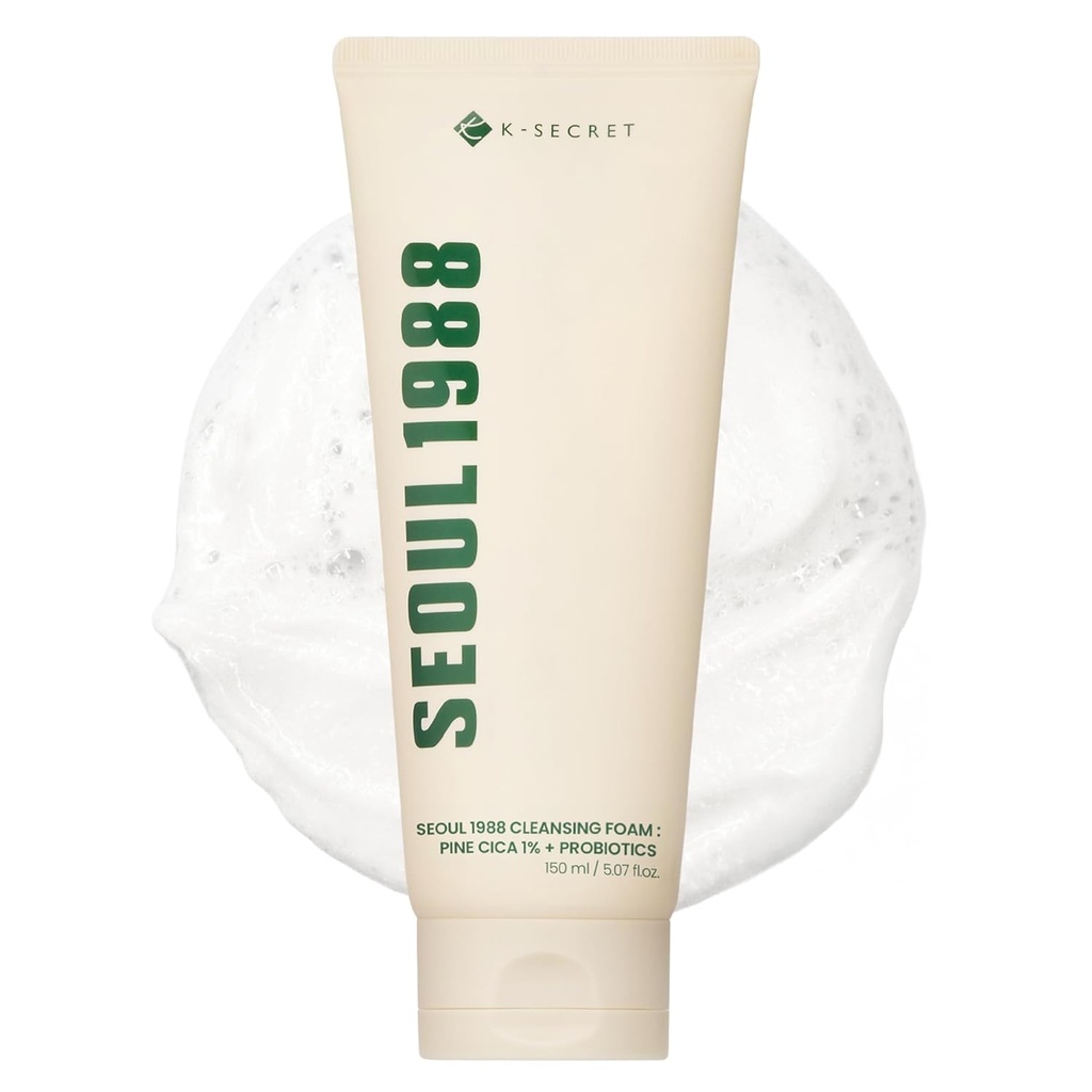 [SOL/004] SEOUL1988/ Cica Cleansing Foam 150ml : غسول سيول الرغوي بالسيكا لتهدئة البشرة