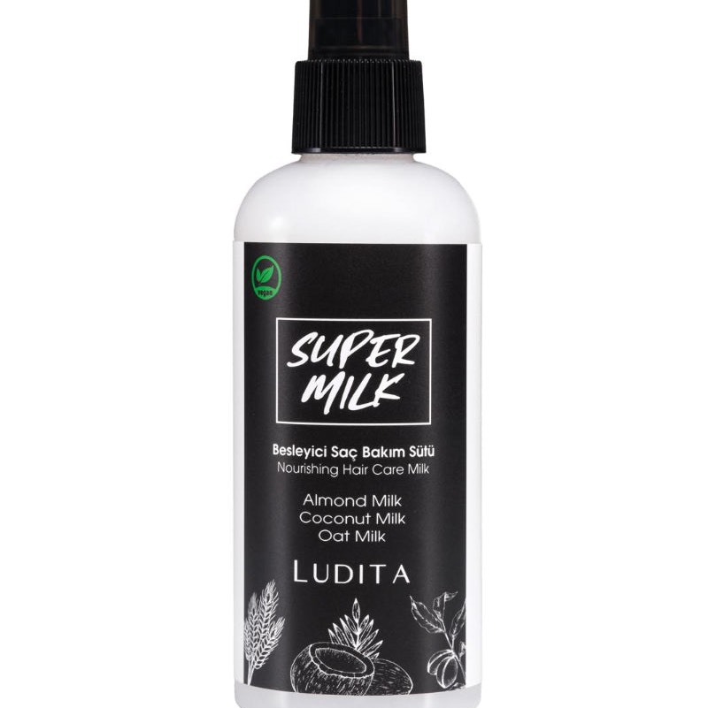 LUDITA/ Super Milk Nourishing Hair Care Milk 200ml : لوديتا سوبر ميلك حليب العناية المغذي للشعر