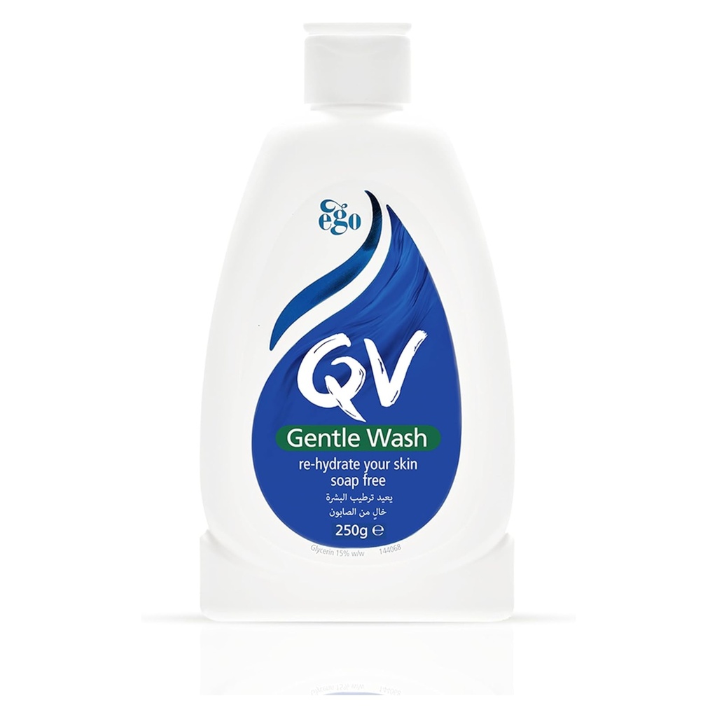 [QV/006] QV/ Gentle Wash 250ml : كيوفي غسول لطيف للبشرة الحساسة