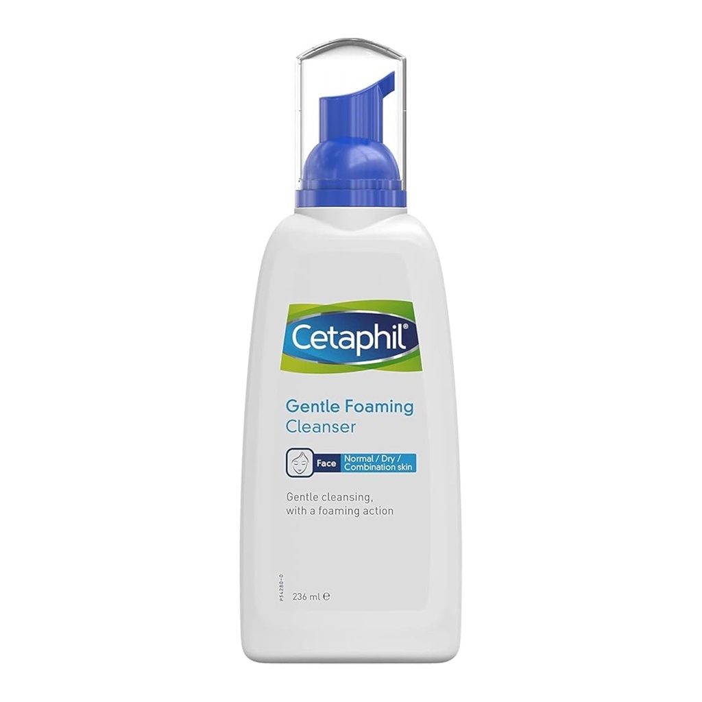 [CET/002] Cetaphil/ Gentle Foaming Cleanser for Normal to Dry Skin 236ml : سيتافيل غسول رغوي للبشرة العادية والجافة