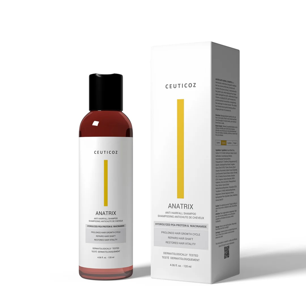 [COZ/024] Ceuticoz/ Anatrix - Anti Hairfall Shampoo 120ml : سيتيكوز شامبو انتريكس مضاد لتساقط الشعر 