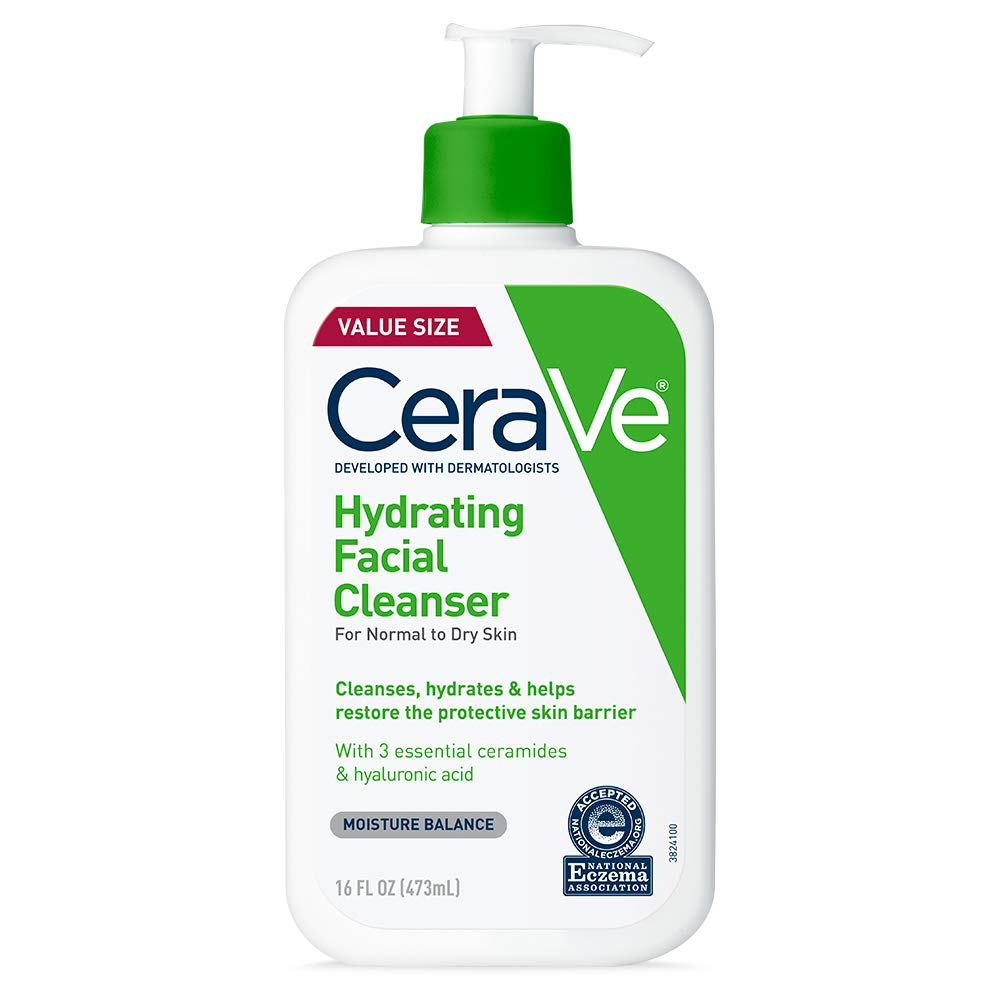 [CER/019] CeraVe/ Hydrating Facial Cleanser - For Normal to Dry Skin 473ml : سيرافي غسول البشرة الجافة
