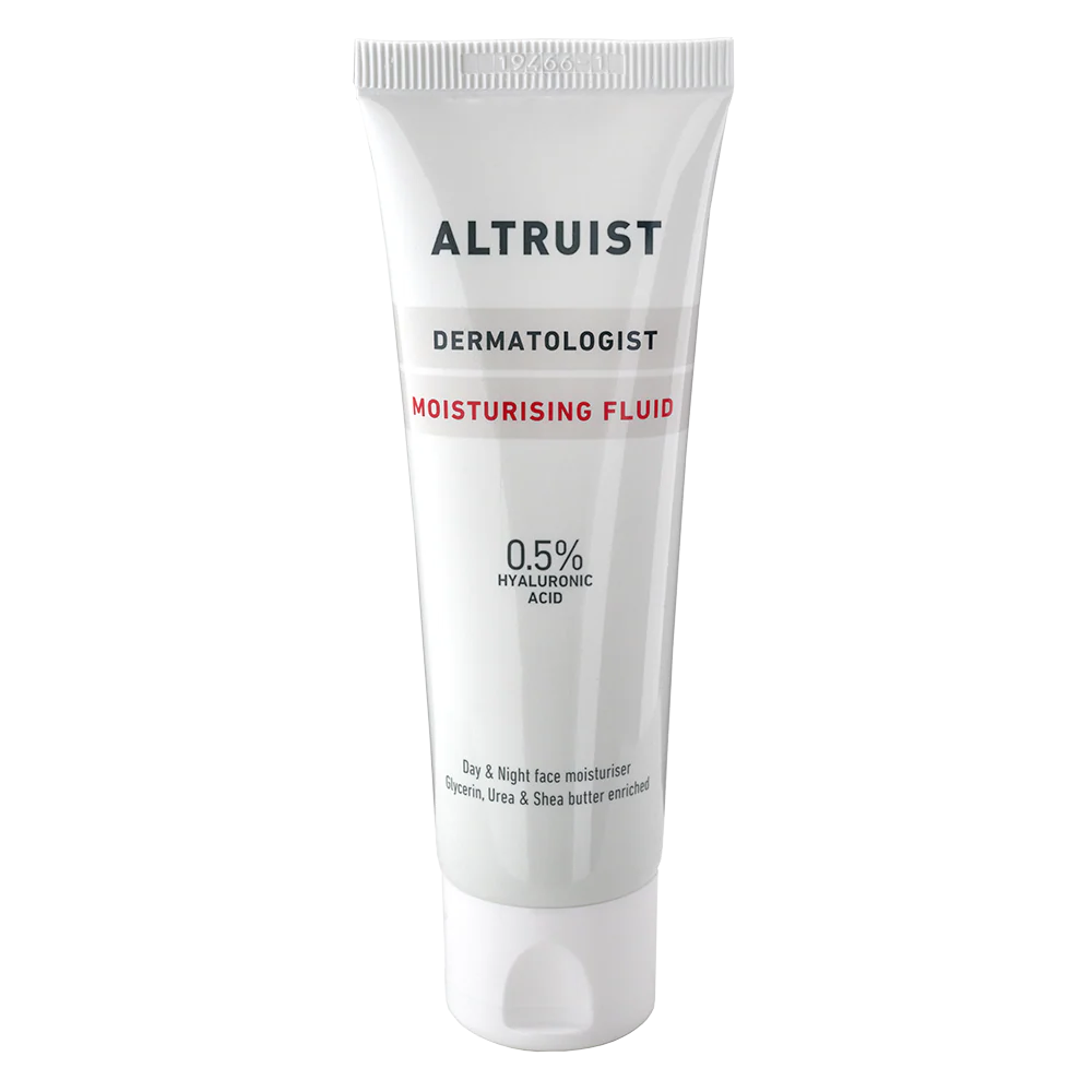 [ALT/001] ALTRUIST/ Moisturising Fluid 0.5% Hyaluronic Acid 50ml : التروست مرطب الهايلرونك اسيد 