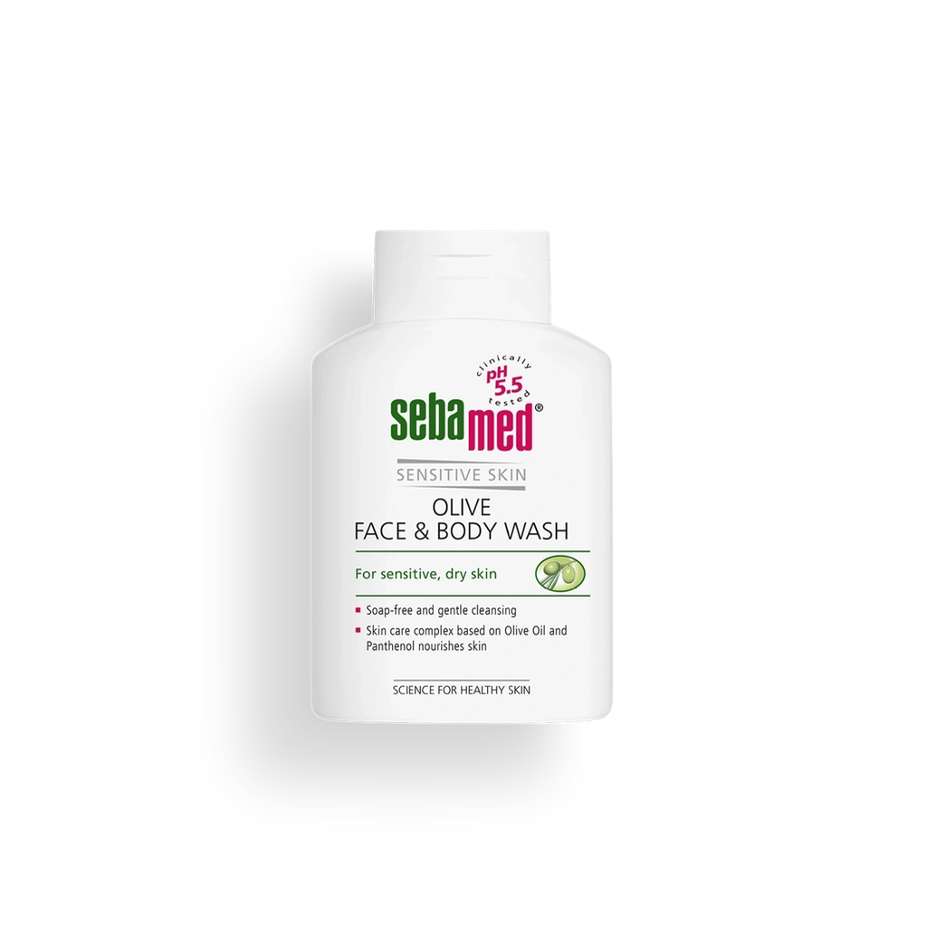 [Seba/001] Sebamed/ Olive Face & Body Wash 200ml : سيباميد غسول الزيتون للوجه والجسم 