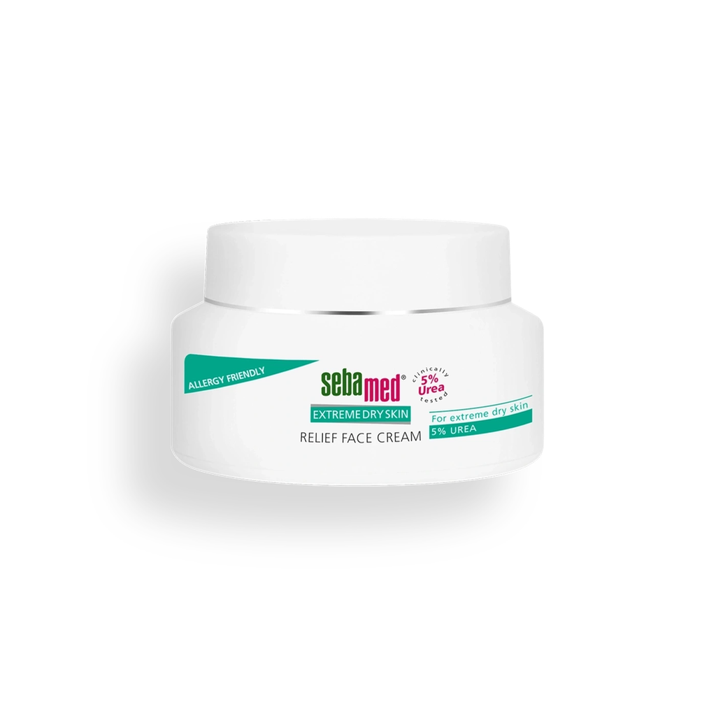 [Seba/005] Sebamed/ Relief Face Cream 5% Urea 50ml : سيباميد كريم مهدئ للوجه مع نسبة ٥٪؜ يوريا 