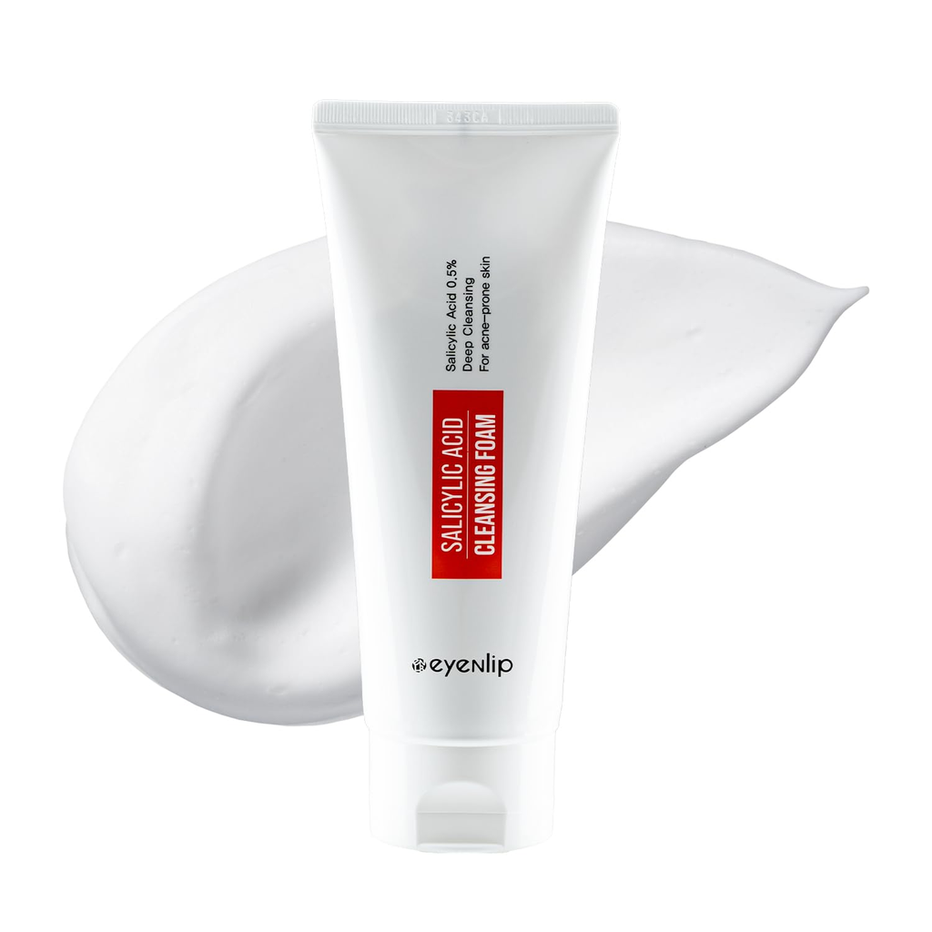 Eyenlip/ Salicylic Acid 0.5% Deep Cleansing Foam for Acne Prone Skin : اينلب غسول رغوي  بالسالسيلك اسيد للبشرة المعرضة للحبوب 