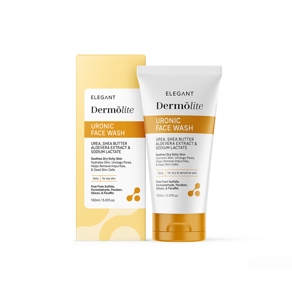 [ELG/018] Elegant/ Dermolite Uronic Face wash 150ml : ايليكانت غسول ديرمولايت للوجه باليوريا 