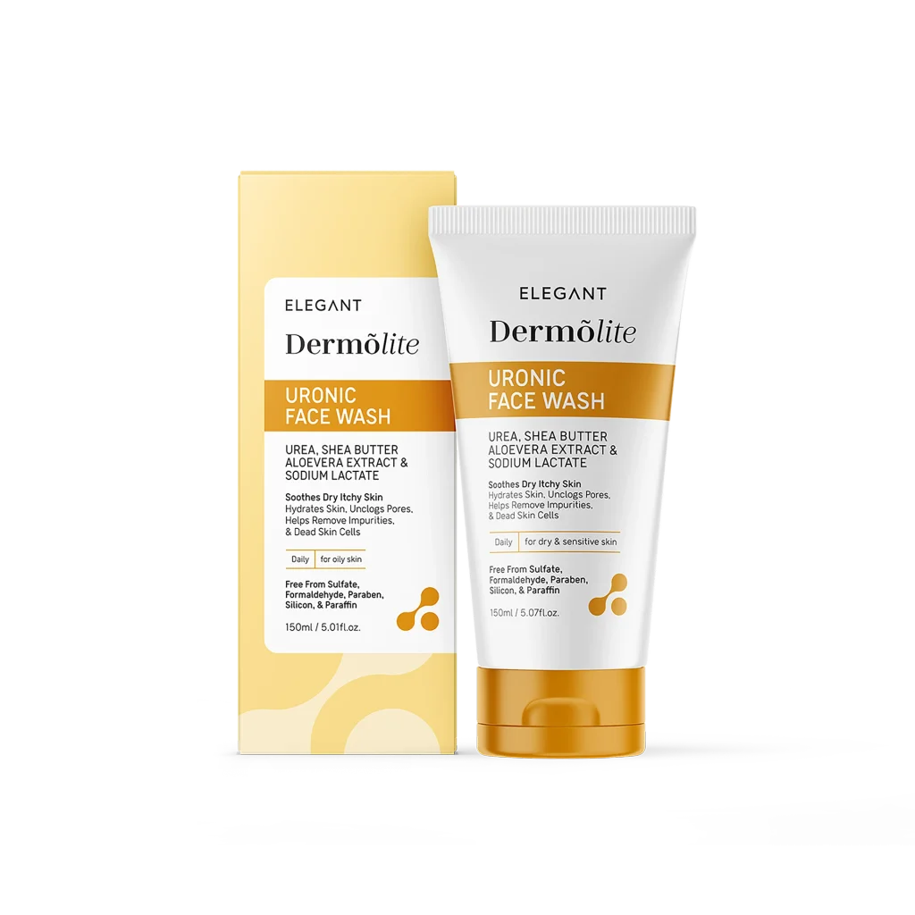 [ELG/018] Elegant/ Dermolite Uronic Face wash 150ml : ايليكانت غسول ديرمولايت للوجه باليوريا