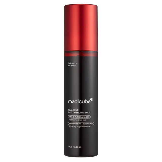 [CUBE/011] Medicube/ Red Acne Body Peeling Shot 110g : مديكيوب مقشر علاجي للجسم 