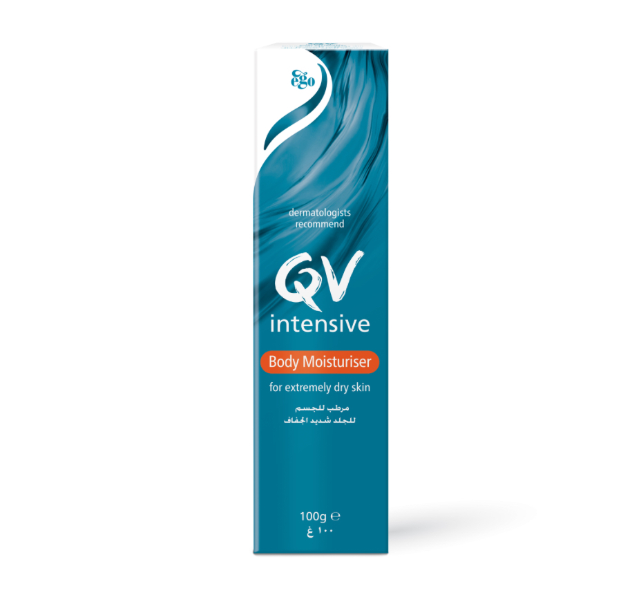 [QV/011] QV/ Intensive Body Moisturiser 100g : كيوفي مرطب الجسم المكثف 