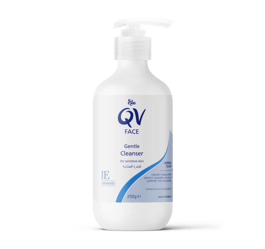[QV/013] QV/ Face Gentle Cleanser 250gm : كيوفي غسول الوجه اللطيف 