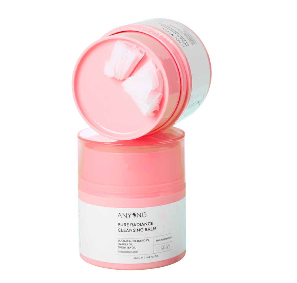 ANYONG/ Pure Radiance Grinding Cleansing Balm 50ml : انيونك وسائد قطنية لازالة المكياج وتنظيف البشرة 