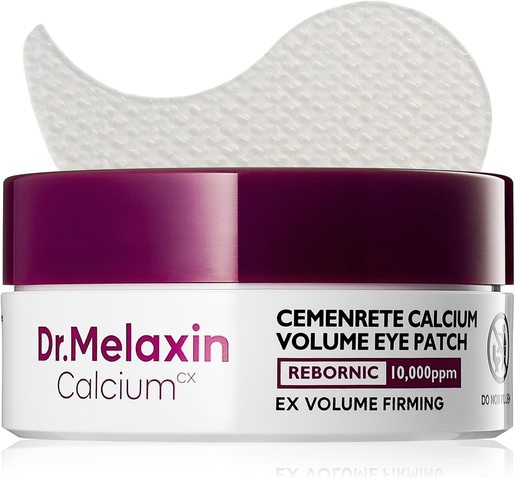 Dr Melaxin/ Cemenrete Calcium Volume Eye patch 60 : د ميلاكسين لاصقات عناية مكثّفة لدعم نضارة البشرة