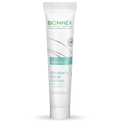 BIONNEX/ Rensaderm - Repairing & Sebum Control Cream for Oily & Acne Prone Skin 30ml : بيونيكس كريم رينساديرم لإصلاح وتنظيم إفراز الدهون للبشرة الدهنية والمعرضة لحب الشباب 