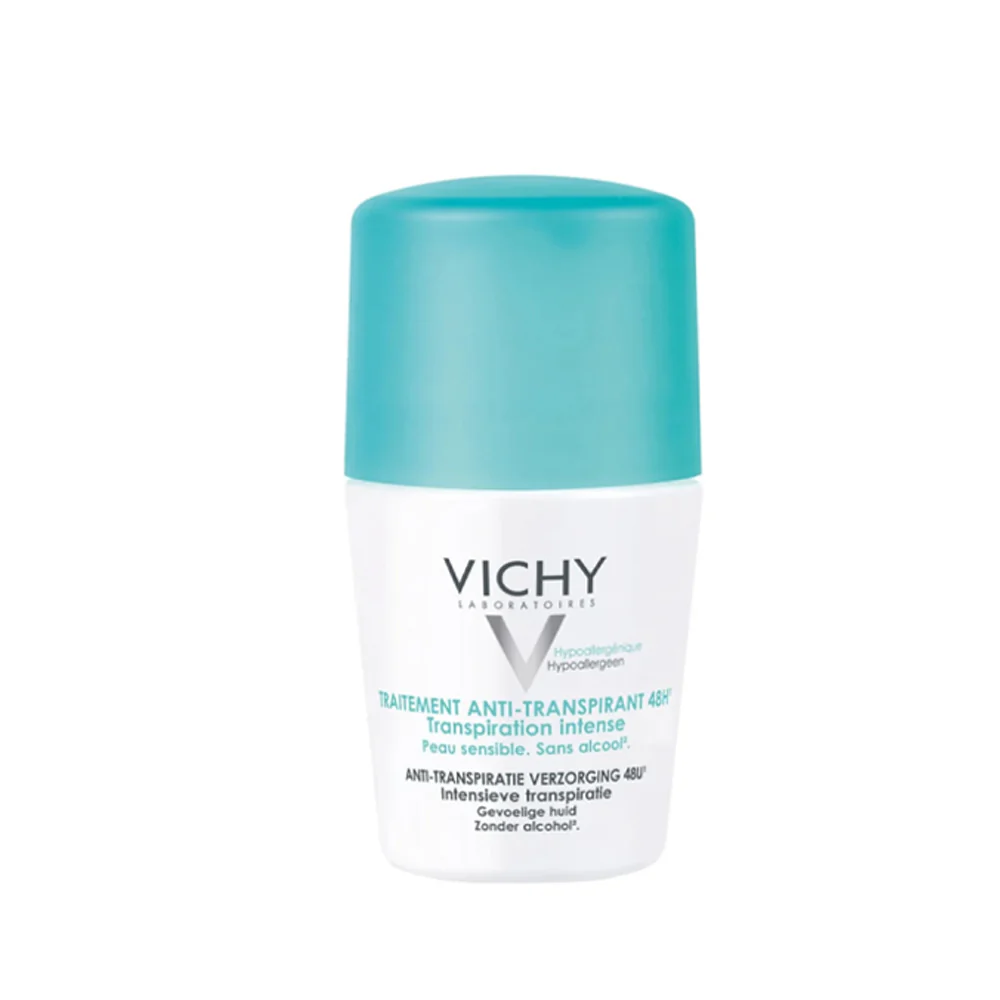 VICHY/ 48hr Roll-on Anti-Perspirant : مزيل العرق للبشرة الحساسة من فيجي لمدة ٤٨ ساعة