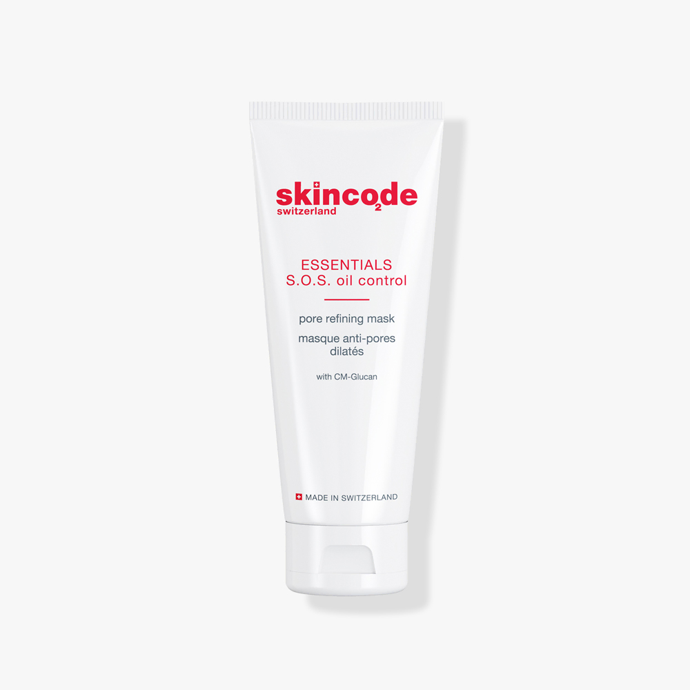 Skincode/ S.O.S Oil Control Pore Refining Mask 75ml : سكن كود ماسك تنقية المسام والتحكم بالزيوت