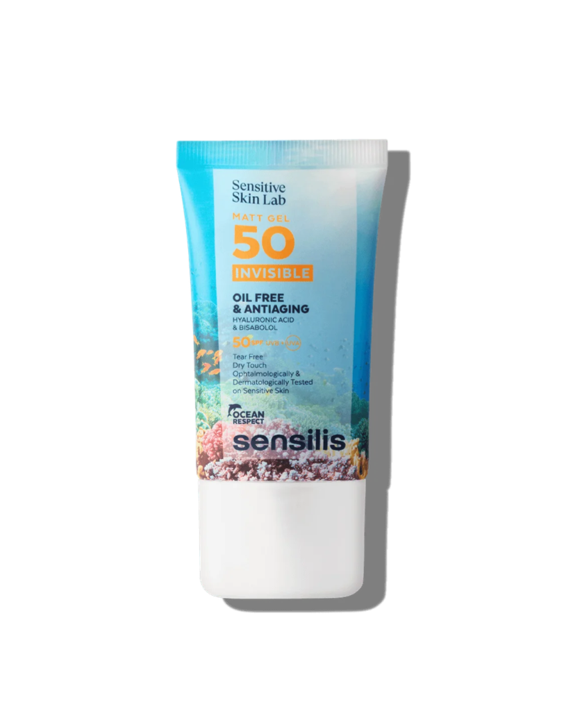 Sensilis/ Matt Gel 50 Invisible 40ml : سينسيليز مات جل واقي شمس مطفي