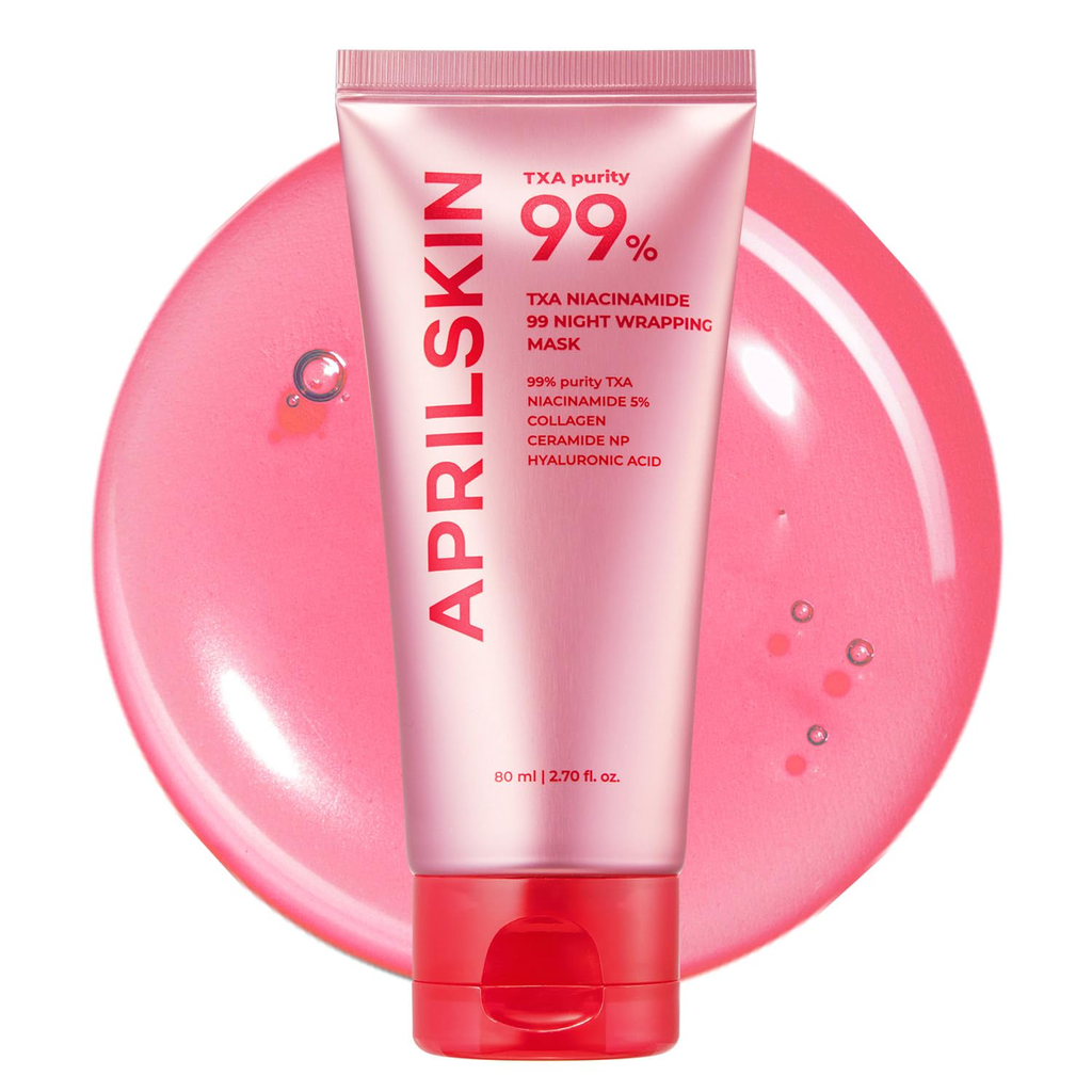 APRILSKIN/ TXA Niacinamide 99 Overnight Wrapping Mask 80ml : ابريل سكن قناع ليلي بالنياسينمايد 